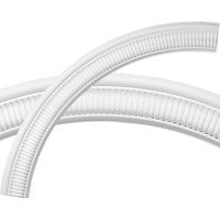 43 1/4"OD x 36 3/4"ID x 1 1/3"W x 1/4"P Elsinore Ceiling Ring (1/4 of complete circle)