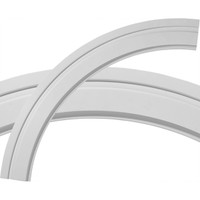 47 1/2"OD x 39 1/4"ID x 4 1/8"W x 7/8"P Monique Ceiling Ring (1/4 of complete circle)