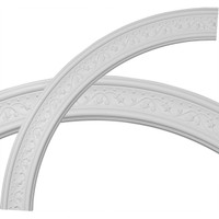 51"OD x 43"ID x 4"W x 7/8"P Marcella Ceiling Ring (1/4 of complete circle)