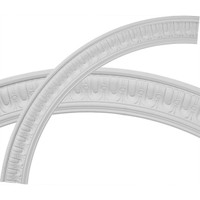 55"OD x 46 3/4"ID x 4 1/8"W x 1 1/8"P Sequential Ceiling Ring (1/4 of complete circle)