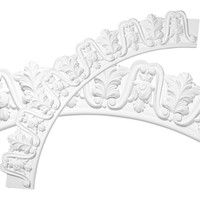 57 3/8"OD x 46 1/8"ID x 5 5/8"W x 1"P Tirana Ceiling Ring (1/4 of complete circle)