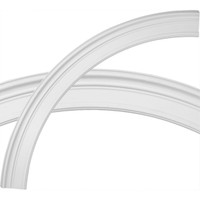 71 3/8"OD x 61 3/8"ID x 5"W x 1 5/8"P Bedford Ceiling Ring (1/4 of complete circle)