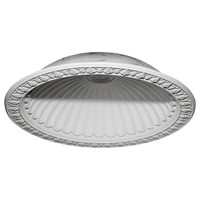 60 3/4"OD x 50 1/8"ID x 12 5/8"D Claremont Recessed Mount Ceiling Dome (53"Diameter x 14"D Rough Opening)