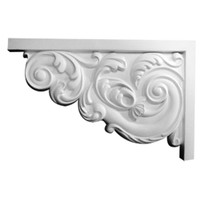 8 3/4"W x 7 1/8"H x 5/8"D Small Ashford Stair Bracket, Left