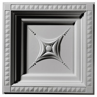 24"W x 24"H x 2 7/8"P Star Ceiling Tile
