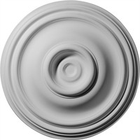 14 3/4"OD x 4"ID x 1 3/4"P Traditional Ceiling Medallion