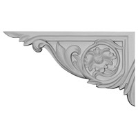 11"W x 6 1/4"H x 5/8"D Vincent Stair Bracket, Left