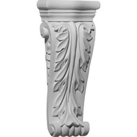 4 1/2"W x 1 3/4"D x 10"H Asa Acanthus Corbel
