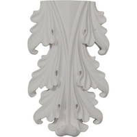 3 1/8"W x 3/4"P x 5"H Leaf Drop Corbel