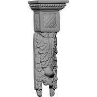 3"W x 1 7/8"D x 8 1/2"H Hampshire Small Drop Corbel