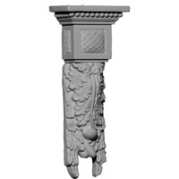 4"W x 2 1/8"D x 9 5/8"H Hampshire Medium Drop Corbel