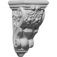 4 7/8"W x 5 5/8"D x 9 5/8"H Kirke Corbel