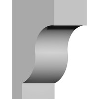 4 1/2"W x 5 7/8"D x 10"H Traditional Corbel