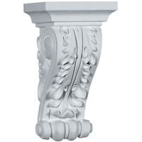 5 1/2"W x 5 3/8"D x 10 5/8"H Acanthus Corbel