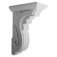 6"W x 11"D x 16 1/4"H Piedmont Corbel