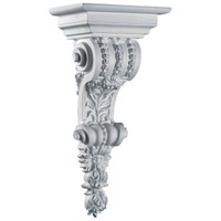 9 1/2"W x 6 5/8"D x 20 1/8"H Marseille Corbel
