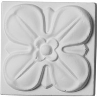 2"W x 2"H x 3/4"P Flower Rosette