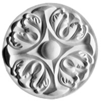 5"OD x 3/4"P, Bordeaux Rosette