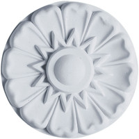 6 1/4"OD x 1 1/2"P Palmetto Rosette