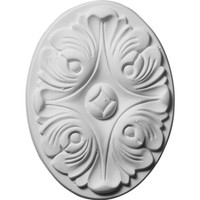 6 1/8"W x 4 1/2"H x 3/4"P Kinsley Oval Rosette
