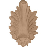 2 1/4"W x 3 7/8"H x 3/4"D Small Hillsborough Center, Alder