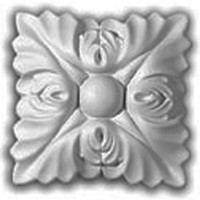 3"W x 3"H Sellek Rosette (Can be used with Sellek Panel Moulding)