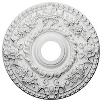 18"OD x 3 1/2"ID x 1 1/2"P Rose Ceiling Medallion