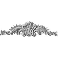 11 1/2"W x 2 7/8"H x 3/4"P Small Scroll Center with Scrolls