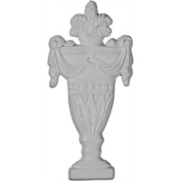 2 3/4"W x 5 7/8"H x 3/8"P Federal Urn Center Onlay