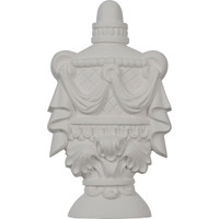 3 7/8"W x 6 3/4"H x 1"P Urn Onlay