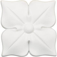 5 1/4"W x 5 1/4"H x 3/4"P Kaya Flower Large Onlay