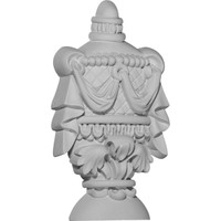 5 1/8"W x 6 7/8"H x 1 1/8"P Urn Center Onlay