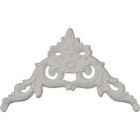 9 1/4"W x 5 1/2"H x 3/4"P Versailles Small Onlay