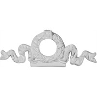 7"W x 2 5/8"H x 5/8"P Wreath Center Onlay