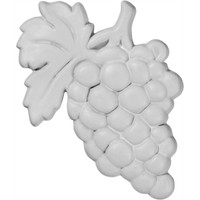 2 3/4"W x 4 1/8"H x 3/8"P Grape Center Onlay