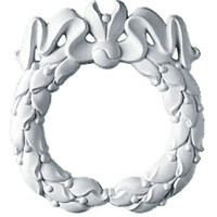 8 5/8"W x 7 7/8"H x 3/4"P Dublin Wreath Center Onlay