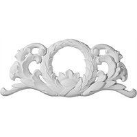 11 1/4"W x 4 3/4"H x 5/8"P Wreath Center Onlay