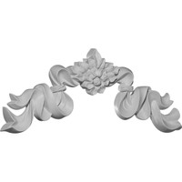 15 1/4"W x 6 1/4"H x 1"P Versailles Ribbon Onlay