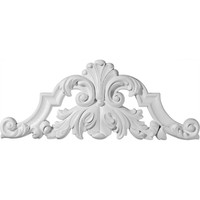 22 1/4"W x 8 7/8"H x 1 1/8"P Savona Center with Scrolls Onlay