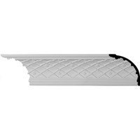4 5/8"H x 4 5/8"P x 6 1/2"F x 94 1/2"L Brightton Crown Moulding