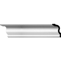 5 1/8"H x 3 1/8"P x 6"F x 94 1/2"L Niobe Traditional Crown Moulding