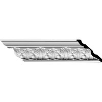 3 1/8"H x 3 1/2"P x 4 3/4"F x 94 5/8"L Legacy Acanthus Leaf Crown Moulding
