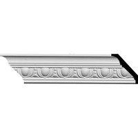 2 1/8"H x 2 1/8"P x 3"F x 94 5/8"L Egg & Dart Crown Moulding