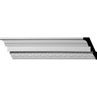 3 1/2"H x 3 1/2"P x 5"F x 96"L Sussex Egg & Dart Crown Moulding