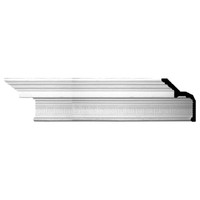 5 7/8"H x 4 3/4"P x 7 1/2"F x 94 1/2"L Nestor Greek Key Crown Moulding