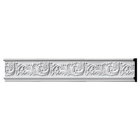 7"H x 1"P x 96"L Tyrone Scroll & Flowers Frieze