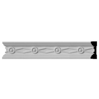 1 1/2"H x 1/2"P x 96"L, (2" Repeat), Federal Chair Rail