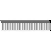 7 3/4"H x 1"P x 96"L Elsinor Fluted Frieze