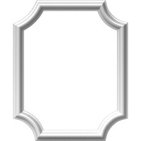16"W x 20"H x 1/2"P Ashford Molded Scalloped Picture Frame Panel