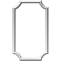 16"W x 28"H x 1/2"P Ashford Molded Scalloped Picture Frame Panel